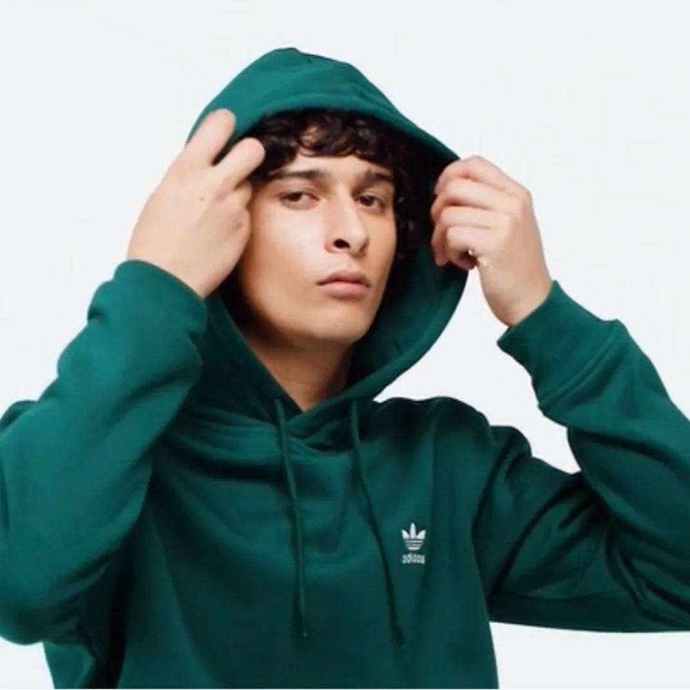 Adidas Originals Legacy Teal Fleece Pullover Hoodie XL Men's Logo Hooded